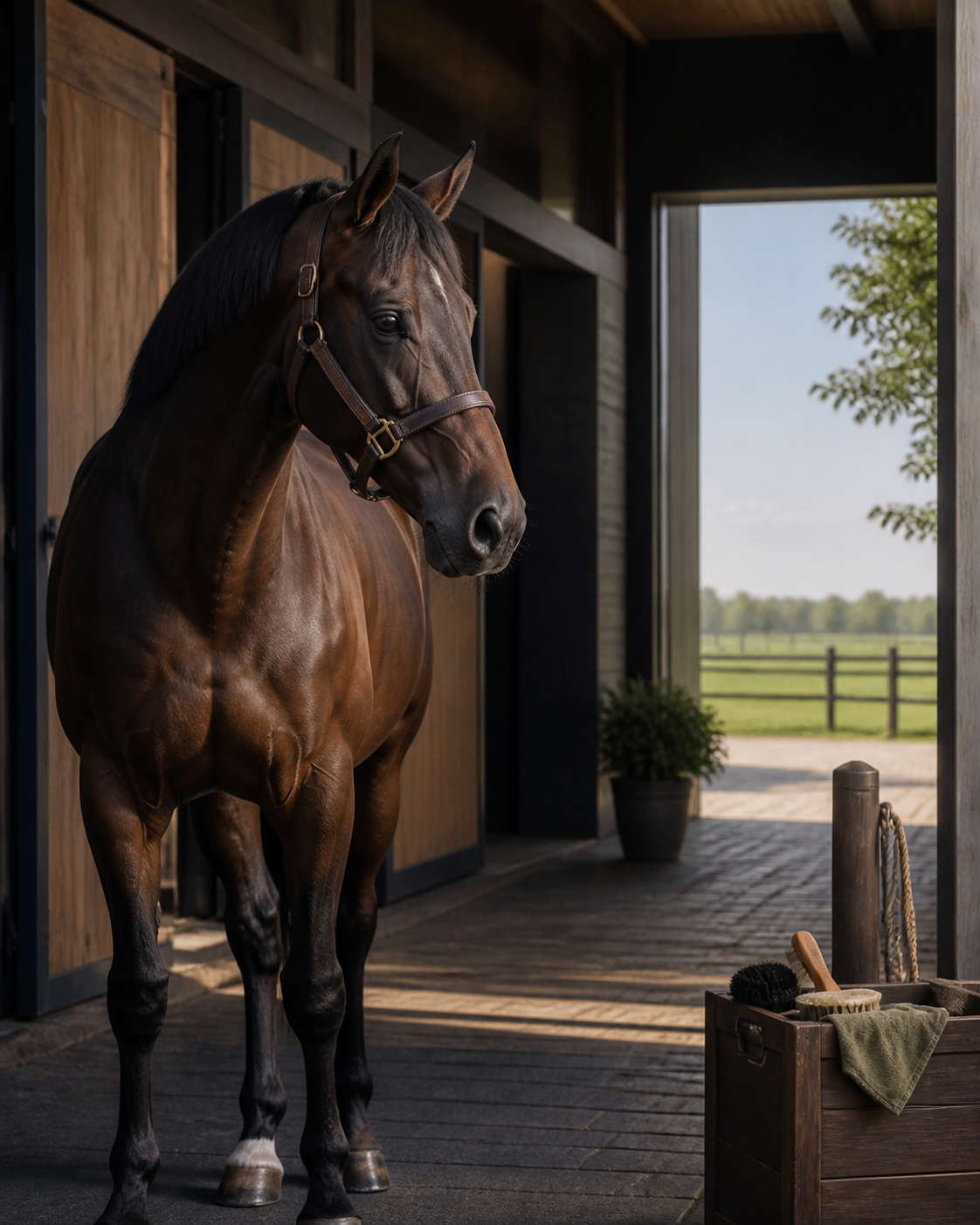 A Simple Horse Grooming Routine