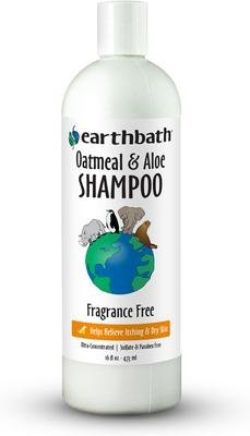 Earthbath Oatmeal & Aloe Itch Relief Fragrance Free Dog & Cat Shampoo, 16-fl oz product image